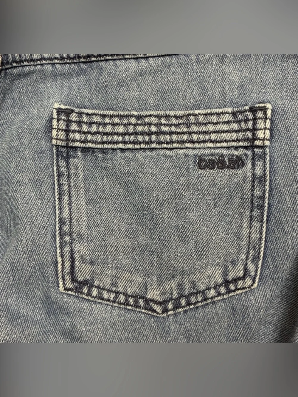 Size 8 Ba&sh Sophia High Rise Mom Relaxed Yoke Straight Leg Jeans - Picture 2 of 2